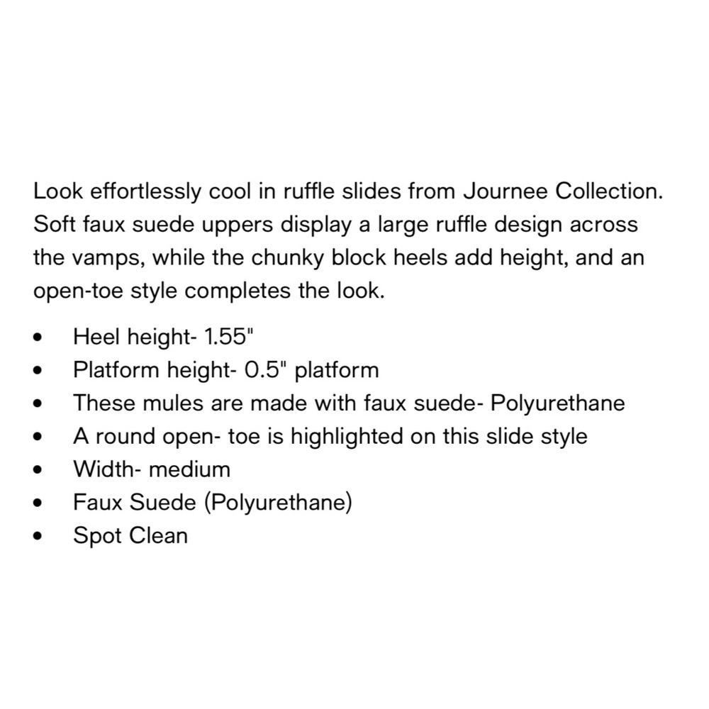 Journee Collection Sabica Ruffle Sandal - Picture 8 of 8